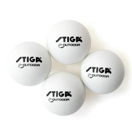 STIGA Stiga T1449 Outdoor Grade Table Tennis Ball - 4 Pack T1449